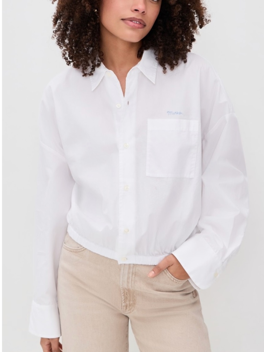 MOTHER The Scrunchie Frenchie Button Down